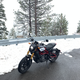 Heated grips would have helped when I took the FTR1200S up above the snow line. Frigid, but still fun.